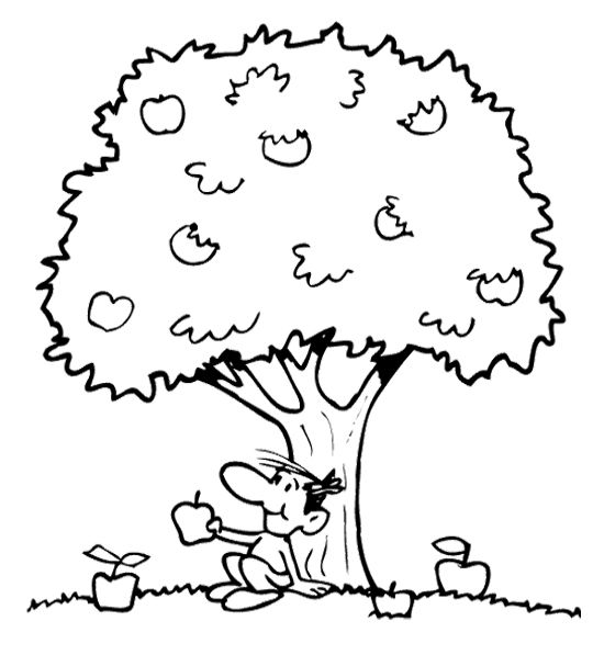 Coloring page: Apple tree (Nature and Seasons) #163777 - Free Printable Coloring Pages