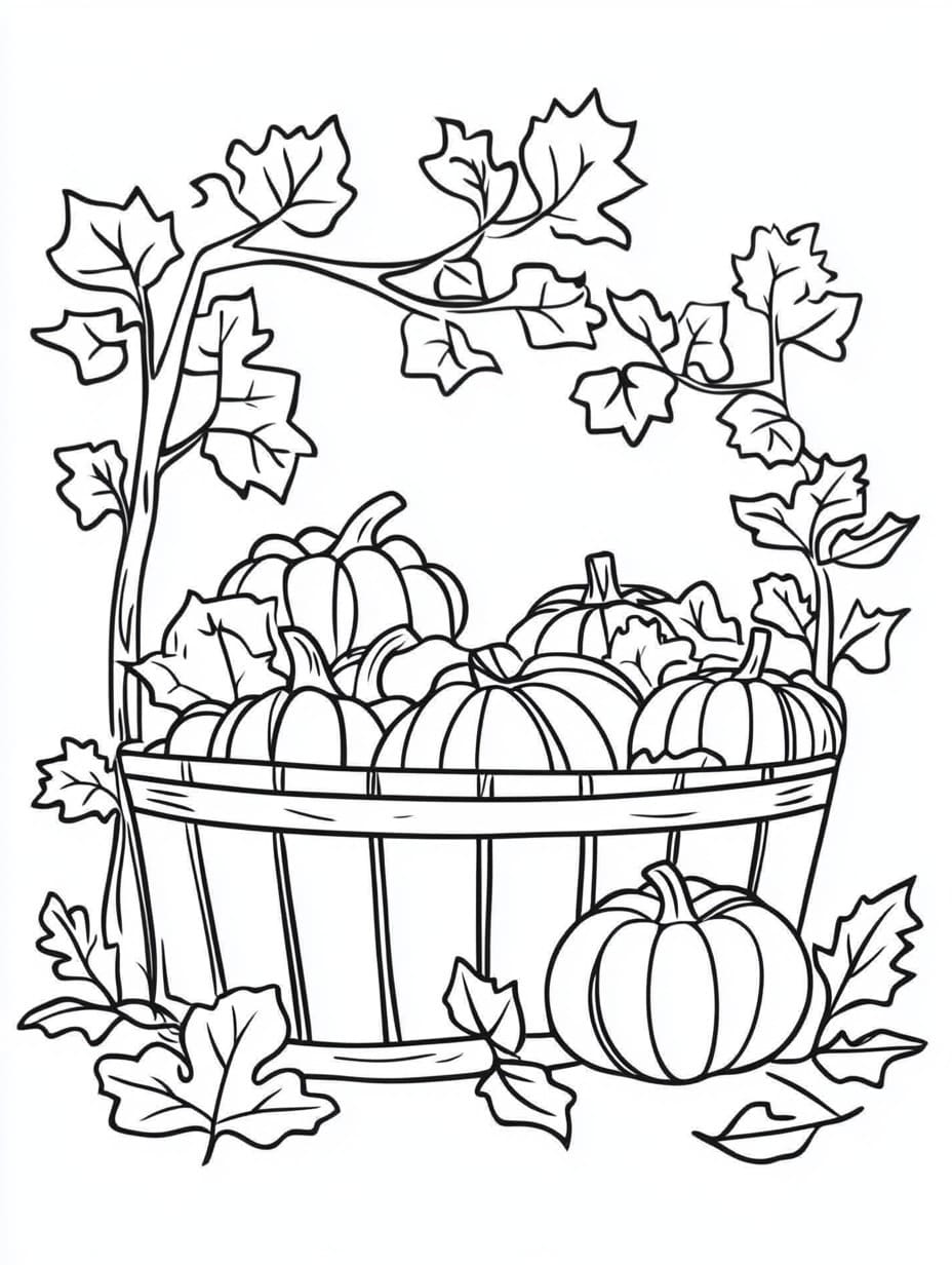 Free printable Autumn Season coloring page #218731 from Nature and Seasons collection