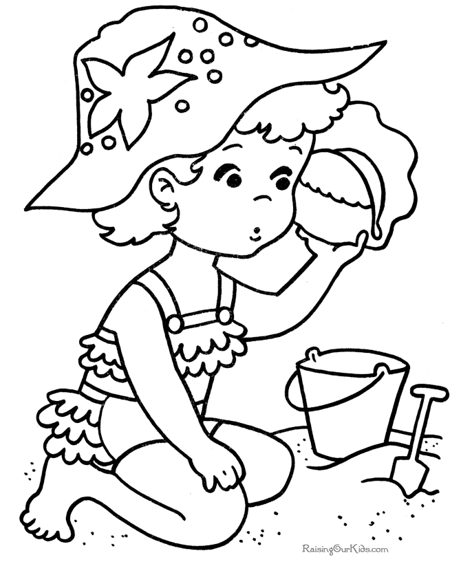Free printable Beach coloring page #159057 from Nature and Seasons collection