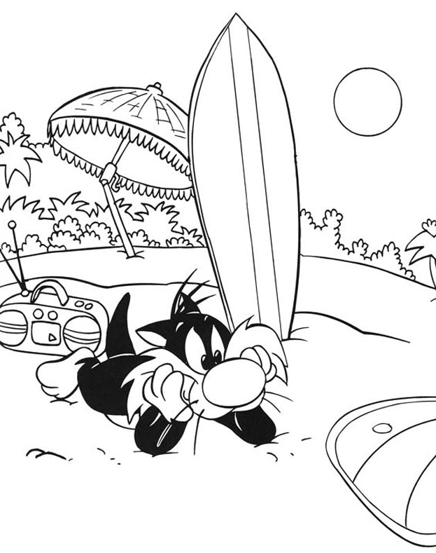 Free printable Beach coloring page #159134 from Nature and Seasons collection Free printable Beach coloring page #159134 from Nature and Seasons collection