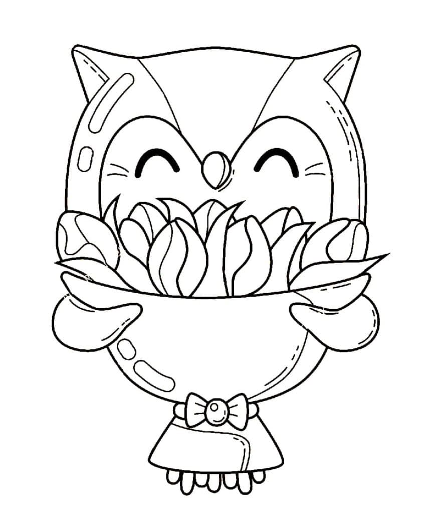 Free printable Bouquet of flowers coloring page #195633 from Nature and Seasons collection