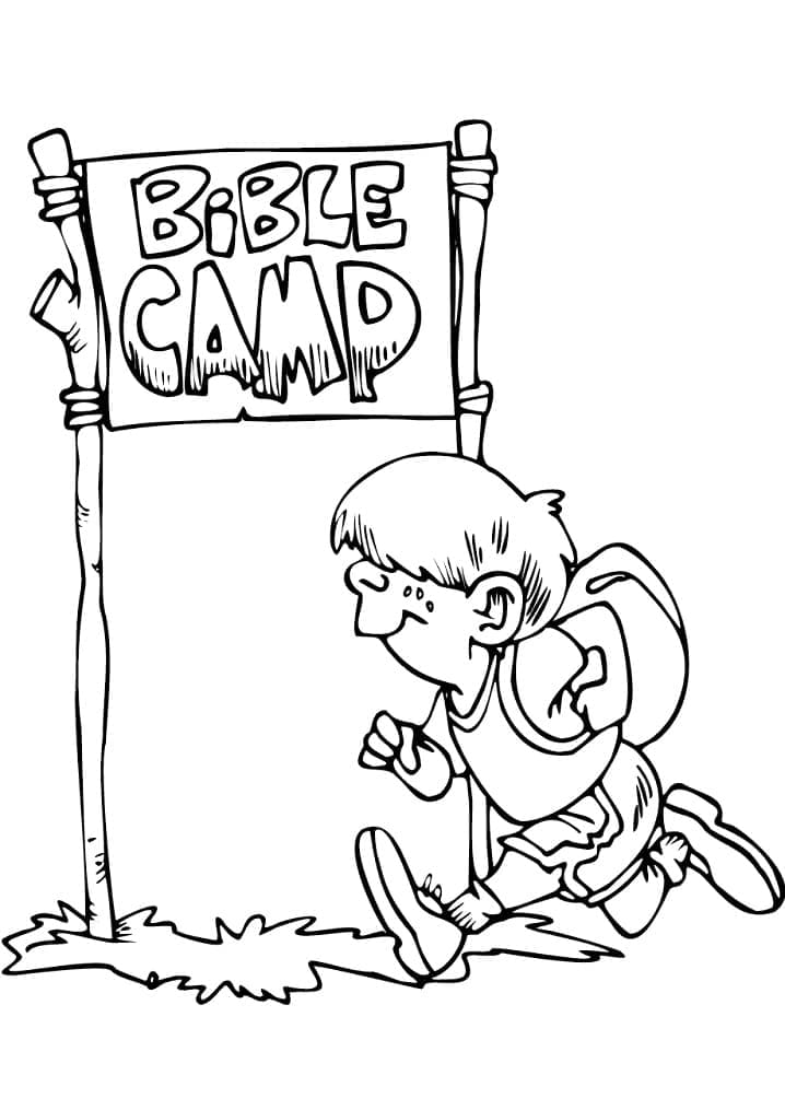 Free printable Camping coloring page #207373 from Nature and Seasons collection