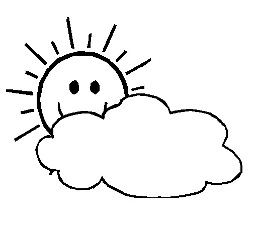 Free printable Cloud coloring page #157307 from Nature and Seasons collection