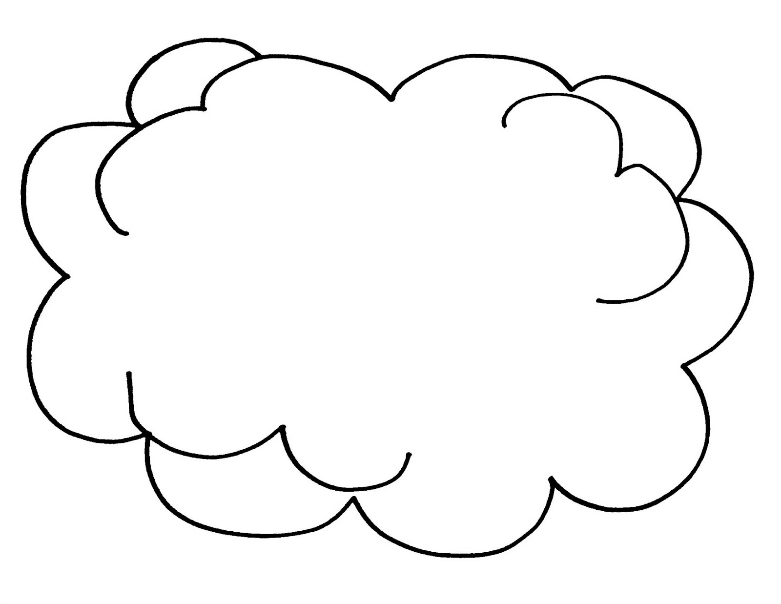 Free printable Cloud coloring page #157318 from Nature and Seasons collection Free printable Cloud coloring page #157318 from Nature and Seasons collection