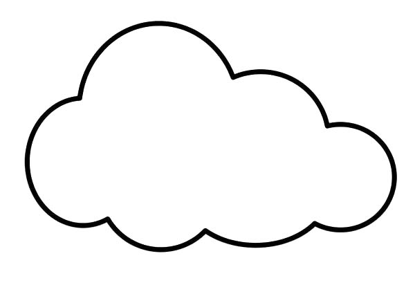 Free printable Cloud coloring page #157326 from Nature and Seasons collection