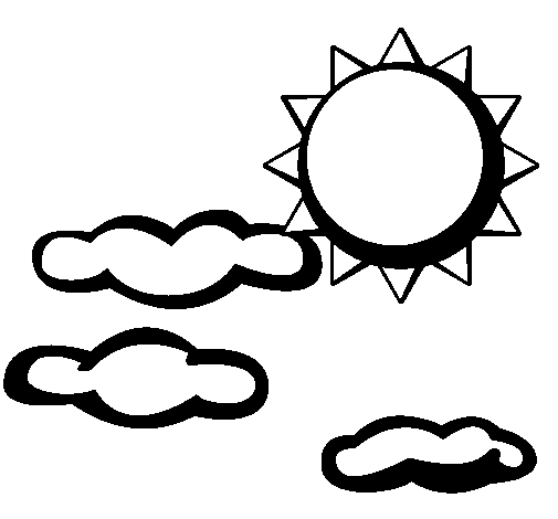 Free printable Cloud coloring page #157370 from Nature and Seasons collection