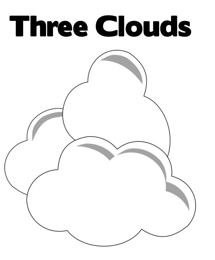 Free printable Cloud coloring page #157404 from Nature and Seasons collection