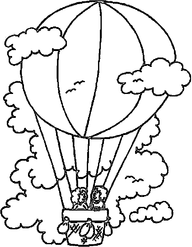 Free printable Cloud coloring page #157444 from Nature and Seasons collection
