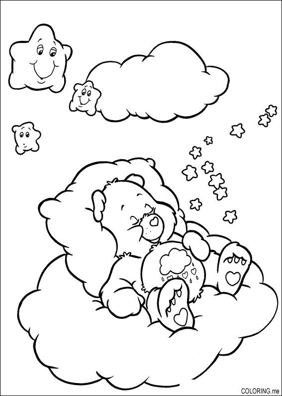Free printable Cloud coloring page #157490 from Nature and Seasons collection