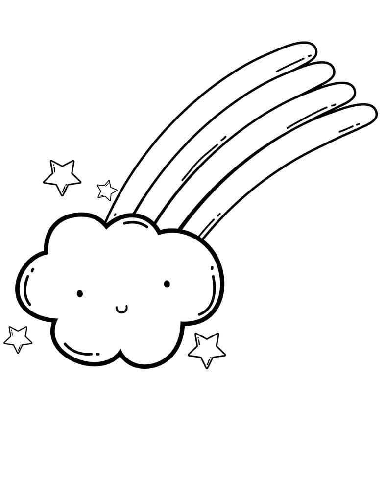 Free printable Cloud coloring page #206333 from Nature and Seasons collection Free printable Cloud coloring page #206333 from Nature and Seasons collection