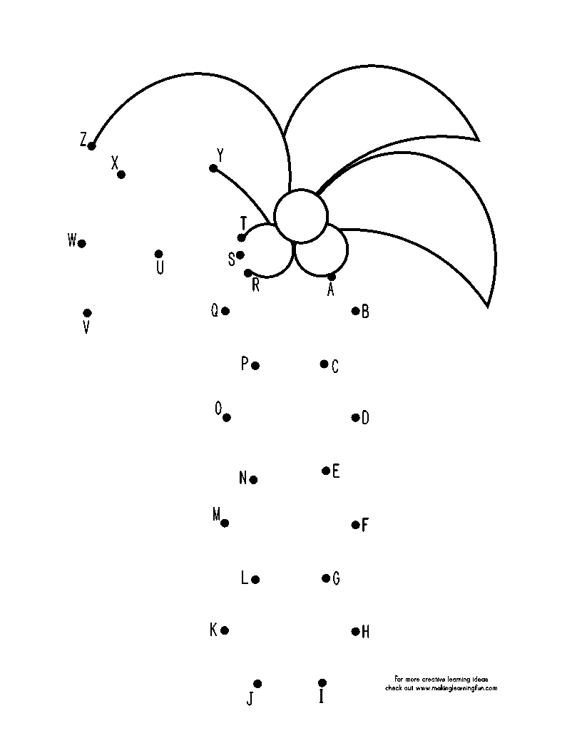 Free printable Coconut tree coloring page #162421 from Nature and Seasons collection