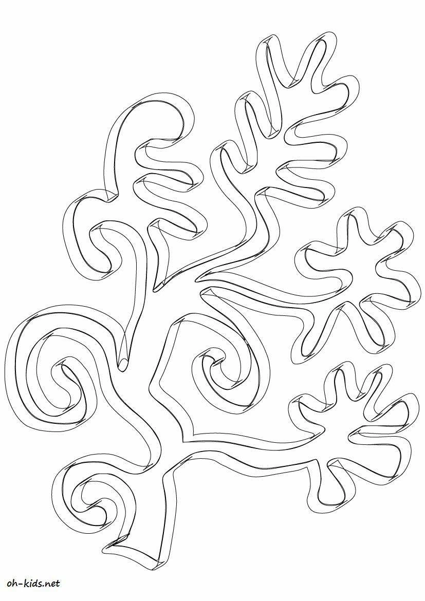 Coloring page: Coral (Nature and Seasons) #162783 - Free Printable Coloring Pages