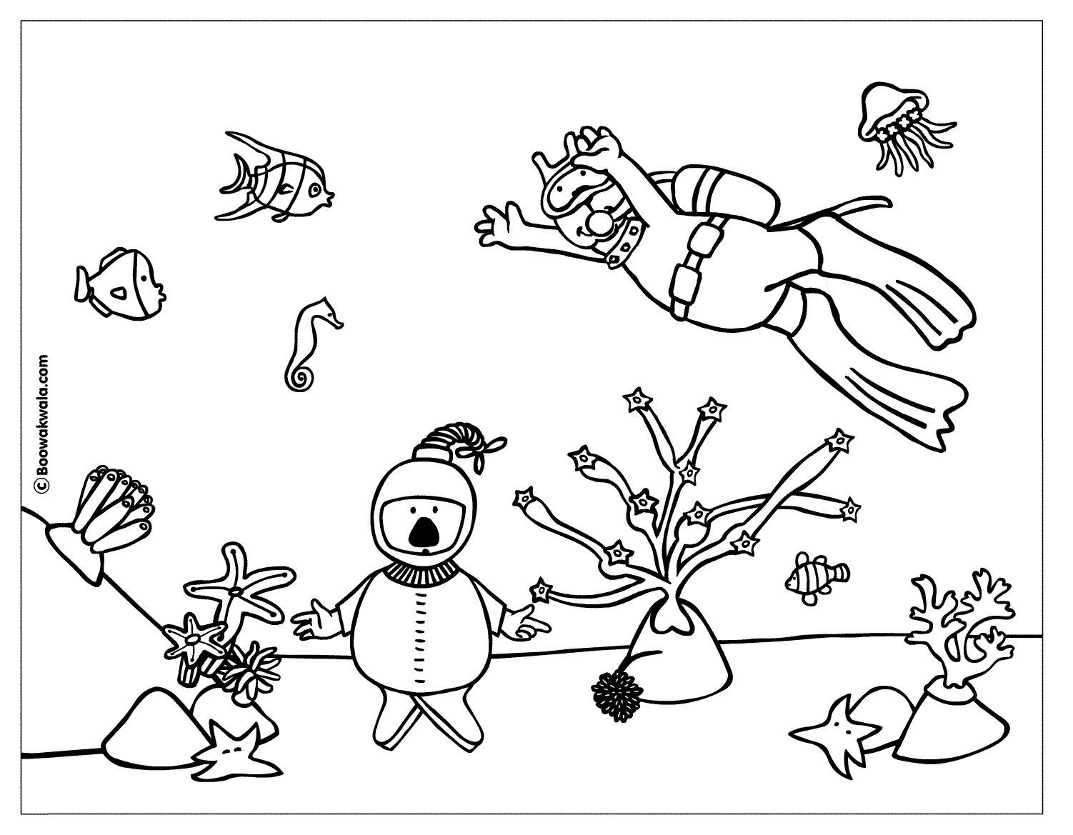 Coloring page: Coral (Nature and Seasons) #162791 - Free Printable Coloring Pages