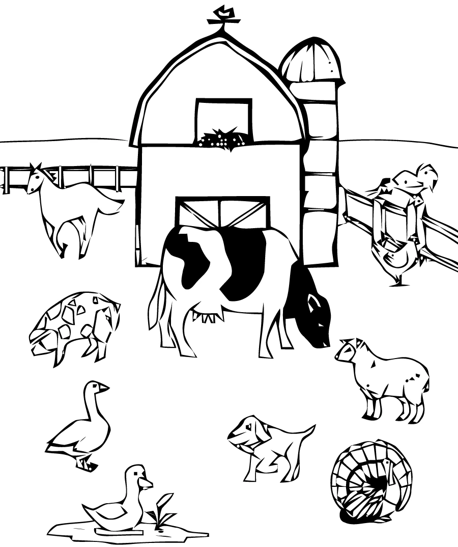 Free printable Countryside coloring page #165467 from Nature and Seasons collection