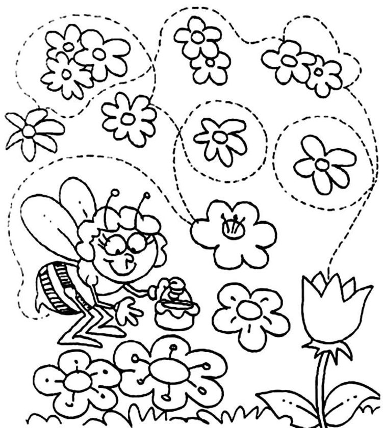 Coloring page: Daisy (Nature and Seasons) #161401 - Free Printable Coloring Pages
