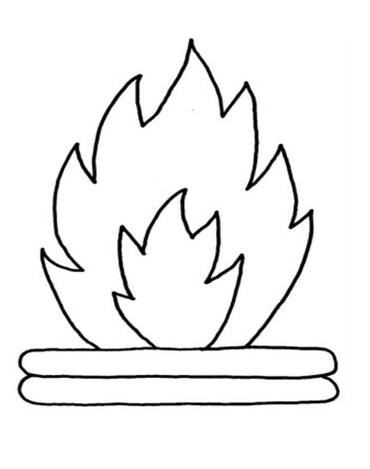 Free printable Fire coloring page #188335 from Nature and Seasons collection