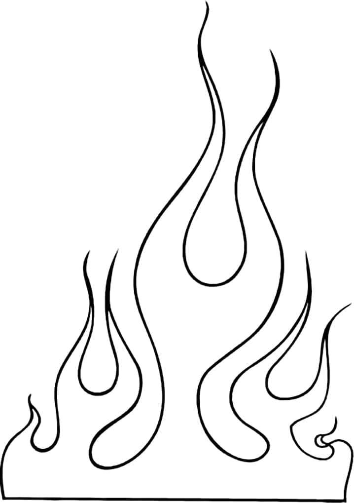 Coloring page: Fire (Nature and Seasons) #188339 - Free Printable Coloring Pages