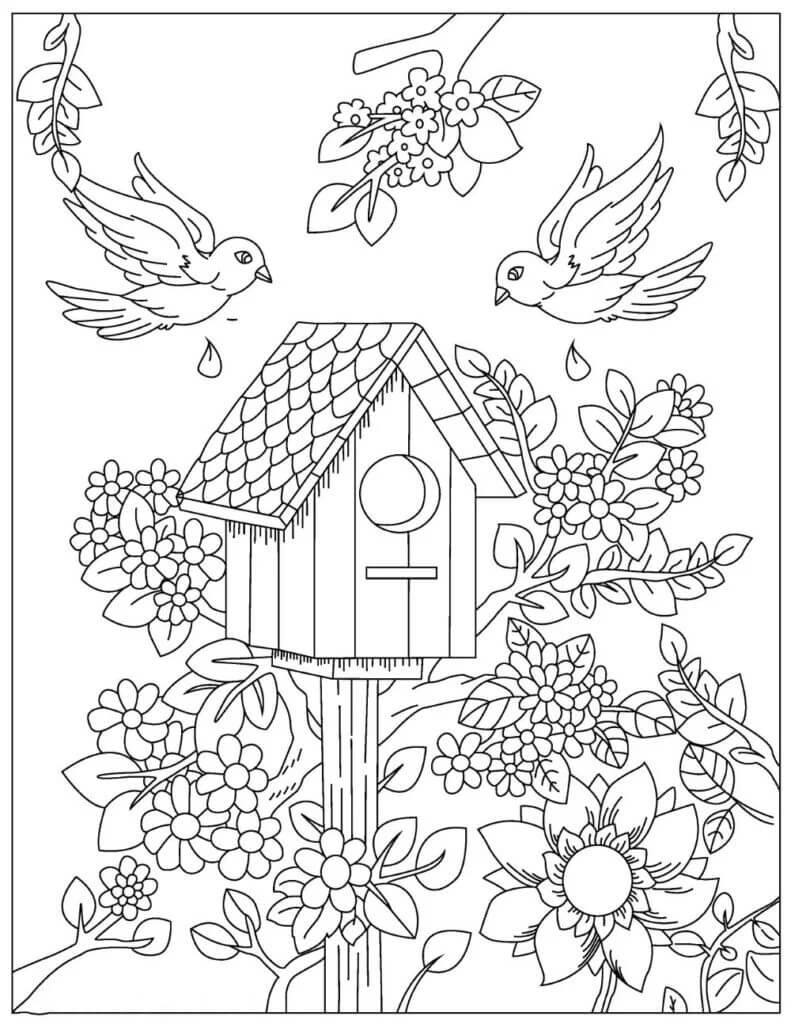 Free printable Flower coloring page #170992 from Nature and Seasons collection