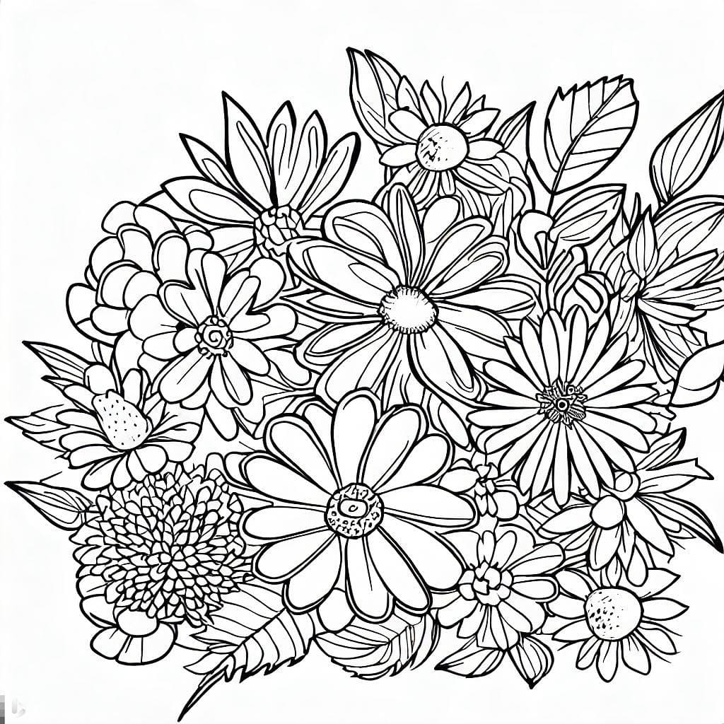 Coloring page: Flower (Nature and Seasons) #183033 - Free Printable Coloring Pages