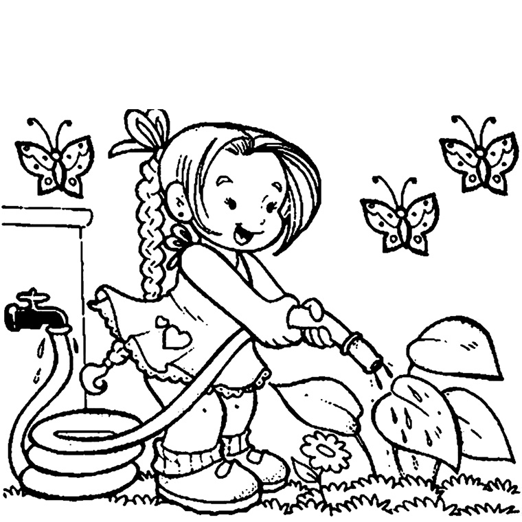 Coloring page: Flowers (Nature and Seasons) #155256 - Free Printable Coloring Pages