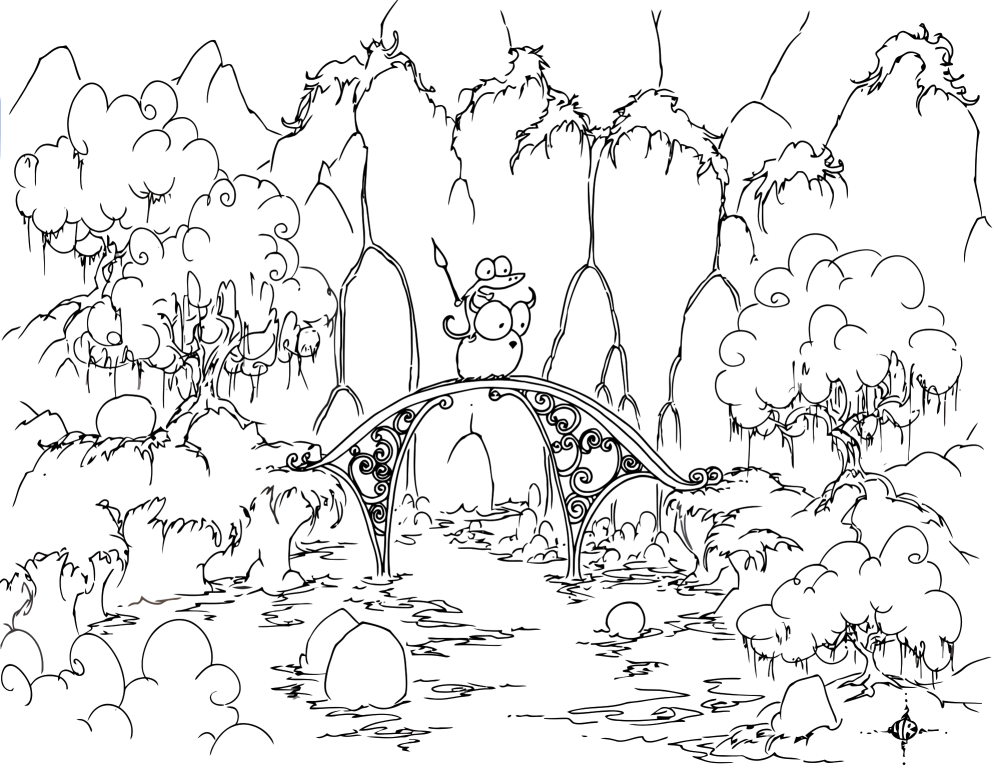 Coloring page: Forest (Nature and Seasons) #157033 - Free Printable Coloring Pages