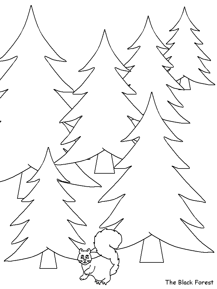 Coloring page: Forest (Nature and Seasons) #157054 - Free Printable Coloring Pages