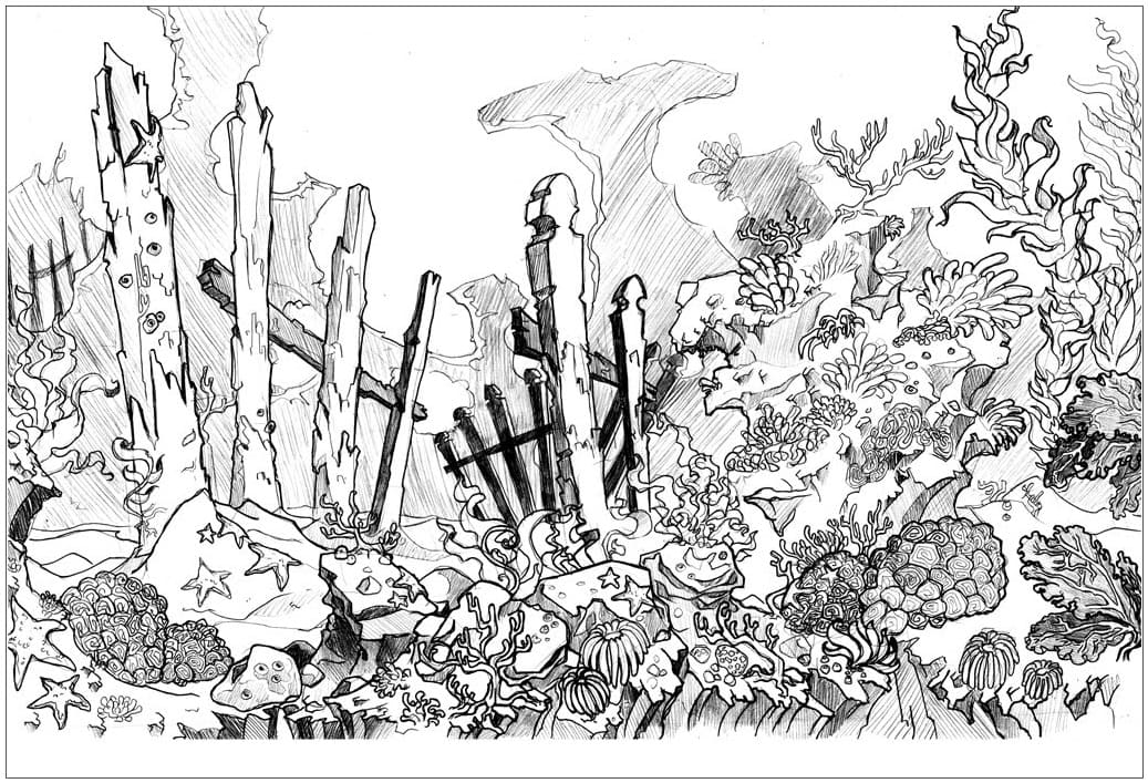 Free printable Forest coloring page #191240 from Nature and Seasons collection Free printable Forest coloring page #191240 from Nature and Seasons collection