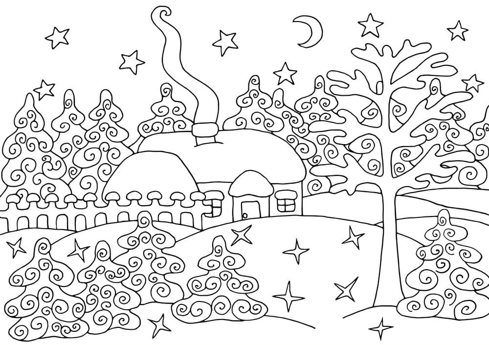 Free printable Forest coloring page #191245 from Nature and Seasons collection Free printable Forest coloring page #191245 from Nature and Seasons collection