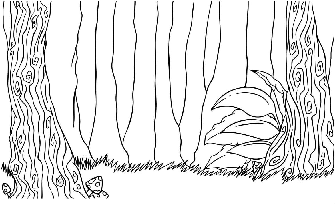 Free printable Forest coloring page #191252 from Nature and Seasons collection Free printable Forest coloring page #191252 from Nature and Seasons collection