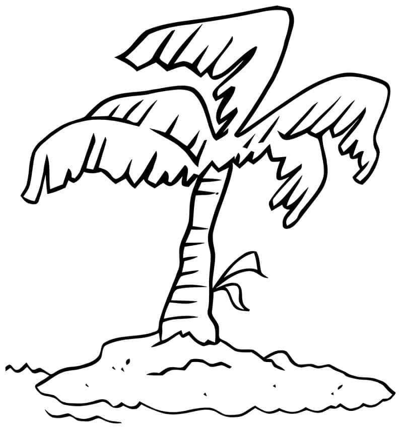 Coloring page: Island (Nature and Seasons) #201014 - Free Printable Coloring Pages