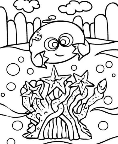Coloring page: Lake (Nature and Seasons) #166112 - Free Printable Coloring Pages