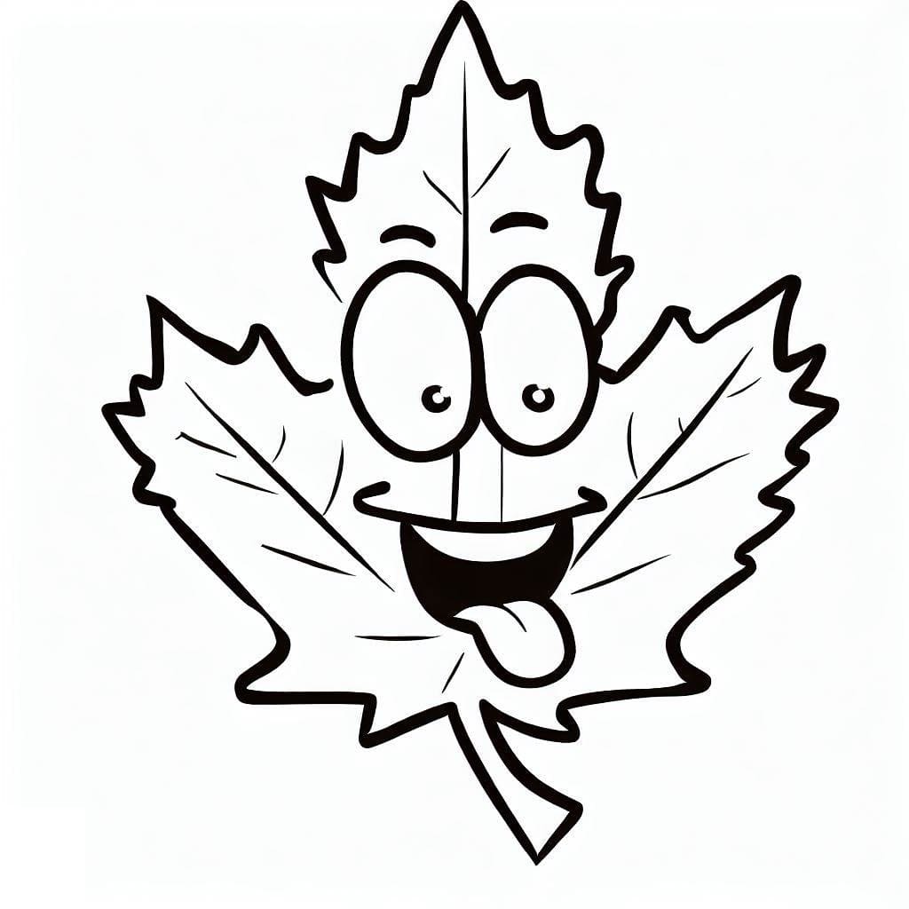 Free printable Maple Leaf coloring page #190236 from Nature and Seasons collection