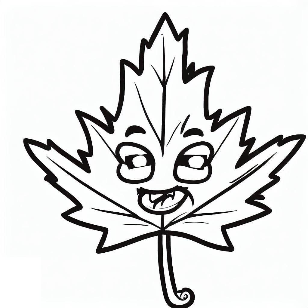 Coloring page: Maple Leaf (Nature and Seasons) #190238 - Free Printable Coloring Pages