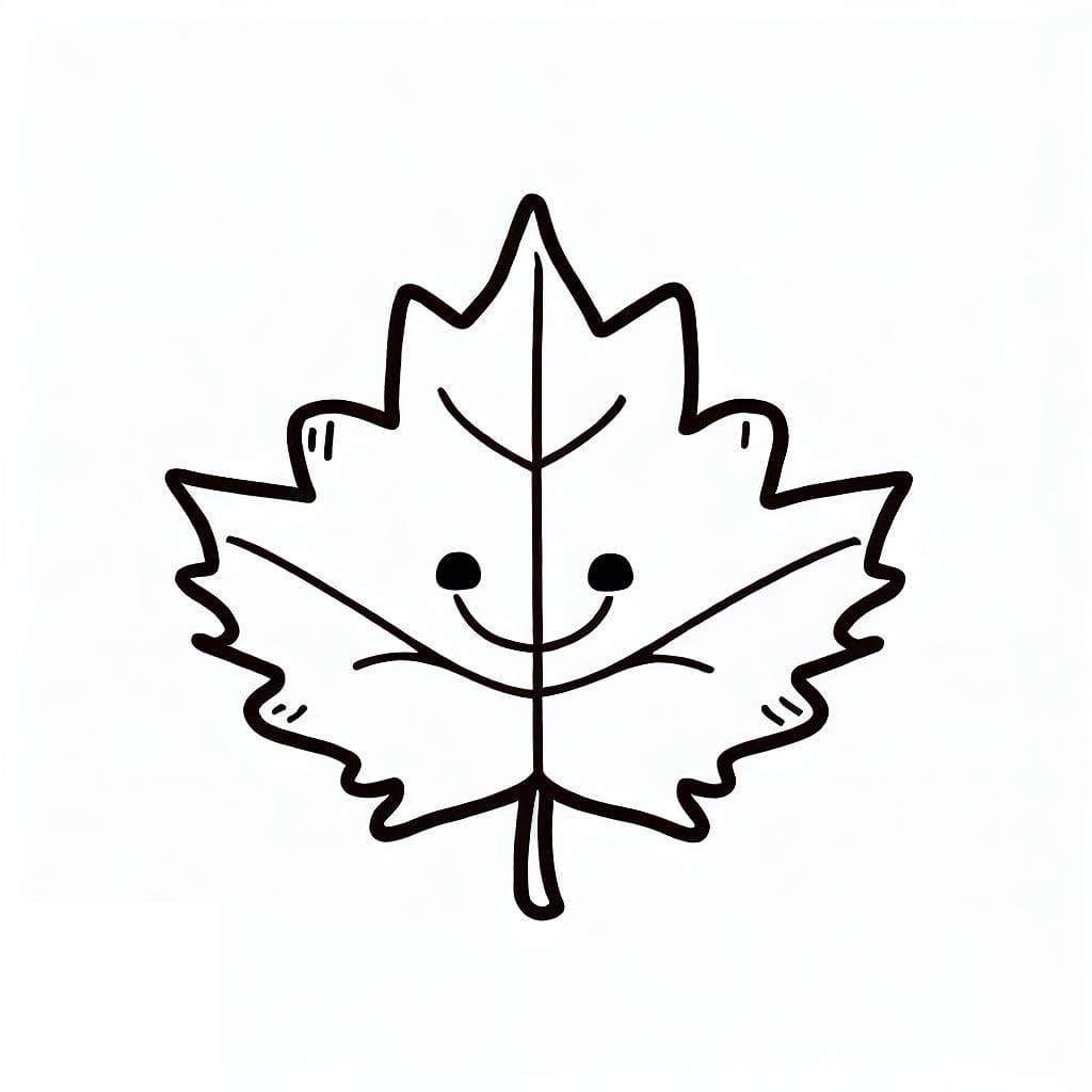 Free printable Maple Leaf coloring page #190243 from Nature and Seasons collection
