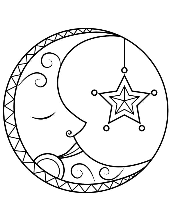 Free printable Moon coloring page #188748 from Nature and Seasons collection Free printable Moon coloring page #188748 from Nature and Seasons collection