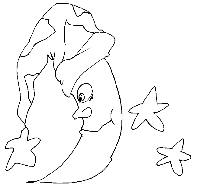 Free printable Moon Crescent coloring page #162650 from Nature and Seasons collection Free printable Moon Crescent coloring page #162650 from Nature and Seasons collection