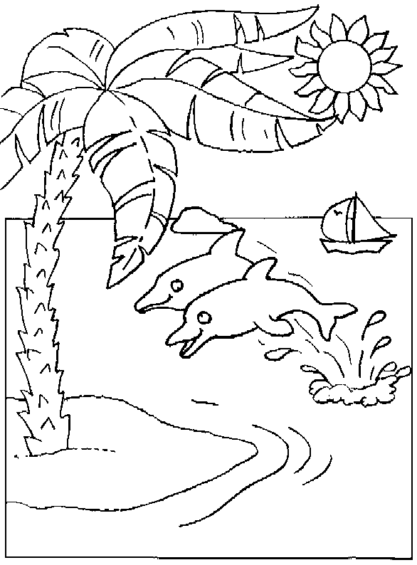 Coloring page: Palm tree (Nature and Seasons) #161160 - Free Printable Coloring Pages