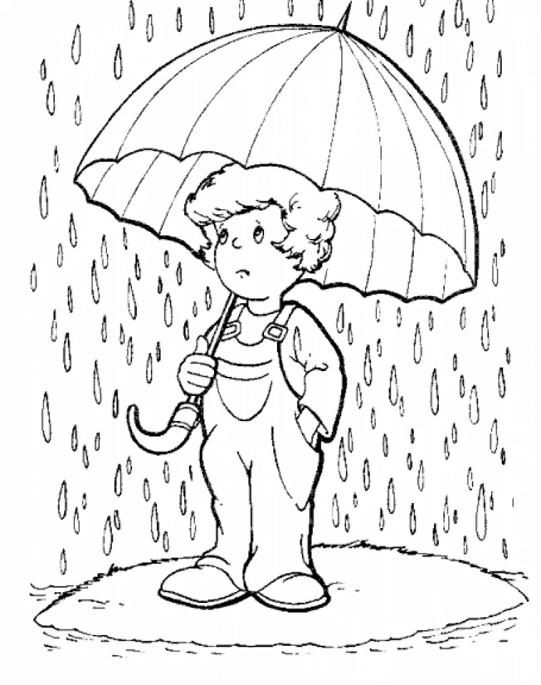 Coloring page: Rain (Nature and Seasons) #158215 - Free Printable Coloring Pages