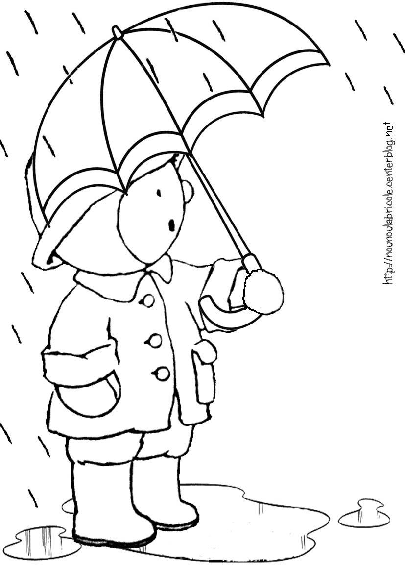 Coloring page: Rain (Nature and Seasons) #158217 - Free Printable Coloring Pages