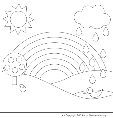 Free printable Rain coloring page #158294 from Nature and Seasons collection Free printable Rain coloring page #158294 from Nature and Seasons collection