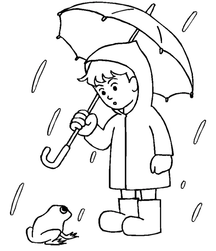 Coloring page: Rain (Nature and Seasons) #158353 - Free Printable Coloring Pages