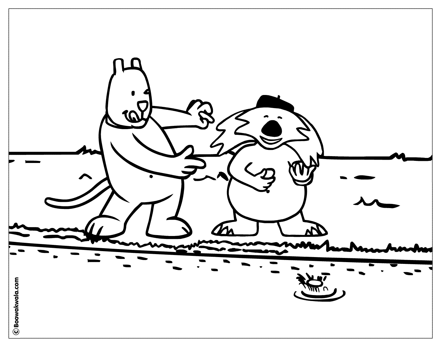 Coloring page: River (Nature and Seasons) #159277 - Free Printable Coloring Pages