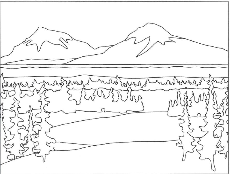 Free printable River coloring page #188051 from Nature and Seasons collection