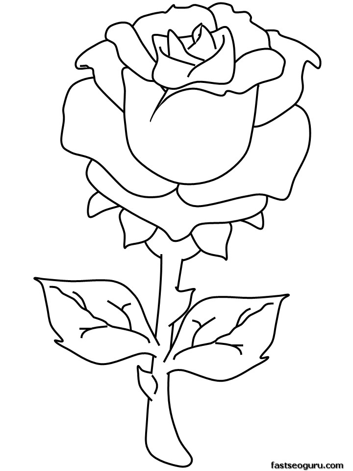Coloring page: Roses (Nature and Seasons) #161897 - Free Printable Coloring Pages