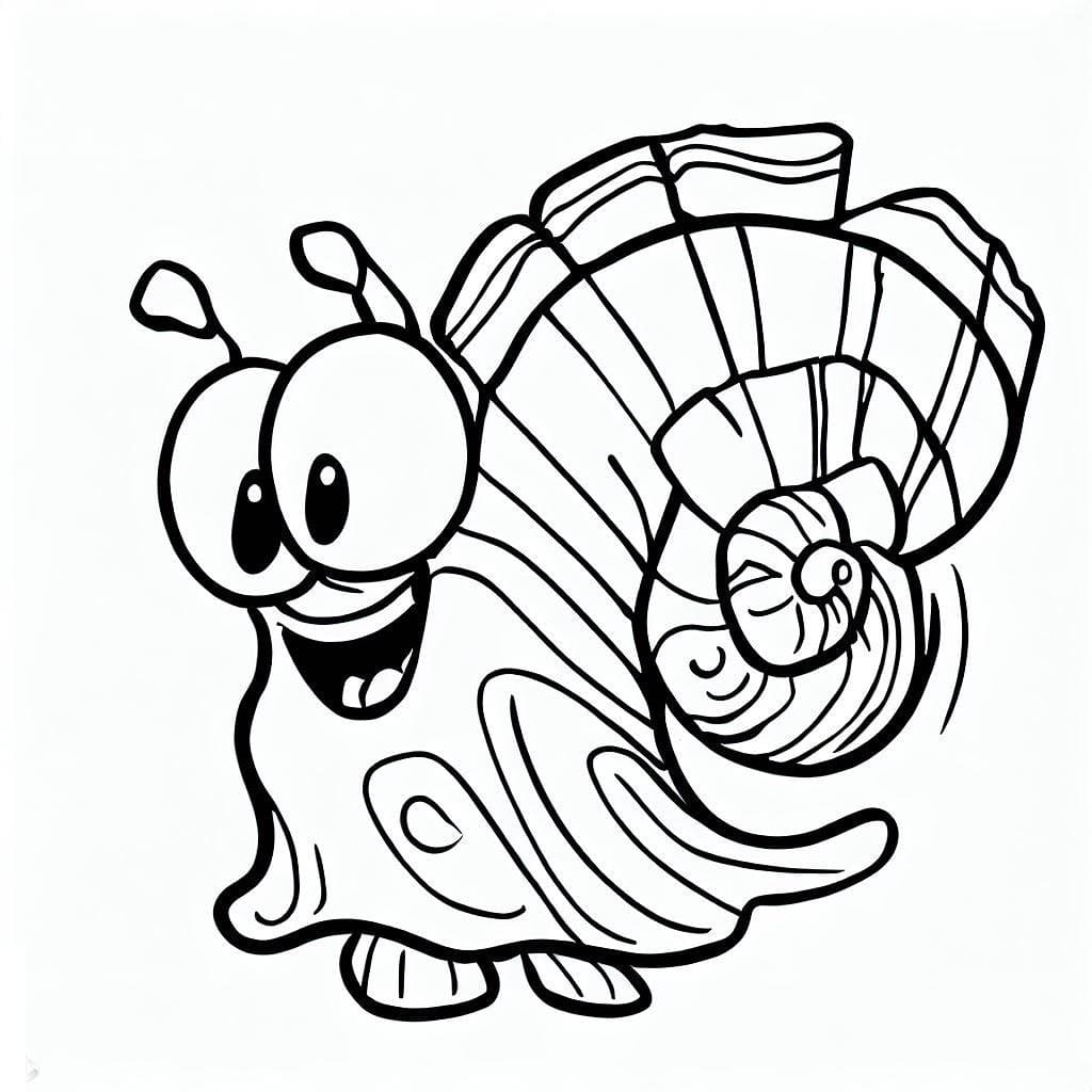 Free printable Shell coloring page #185452 from Nature and Seasons collection