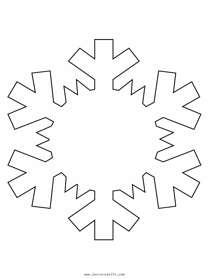 Free printable Snowflake coloring page #160483 from Nature and Seasons collection
