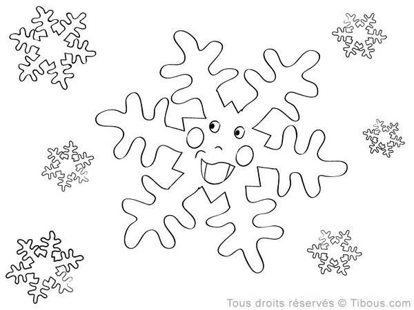 Free printable Snowflake coloring page #160485 from Nature and Seasons collection