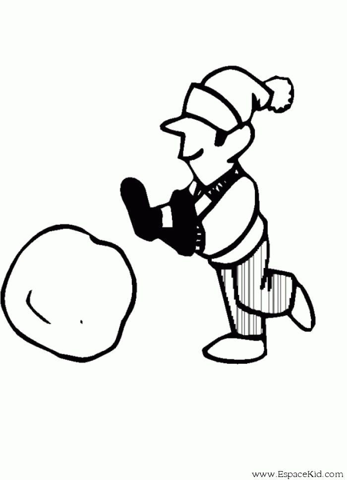 Free printable Snowman coloring page #89477 from Nature and Seasons collection