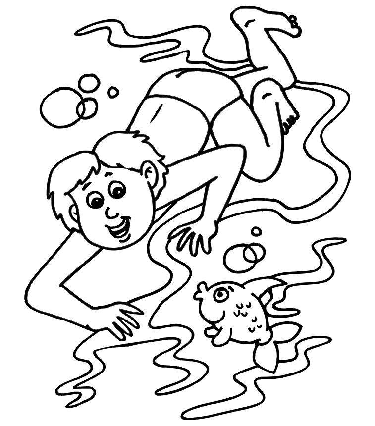 Coloring page: Summer season (Nature and Seasons) #165128 - Free Printable Coloring Pages