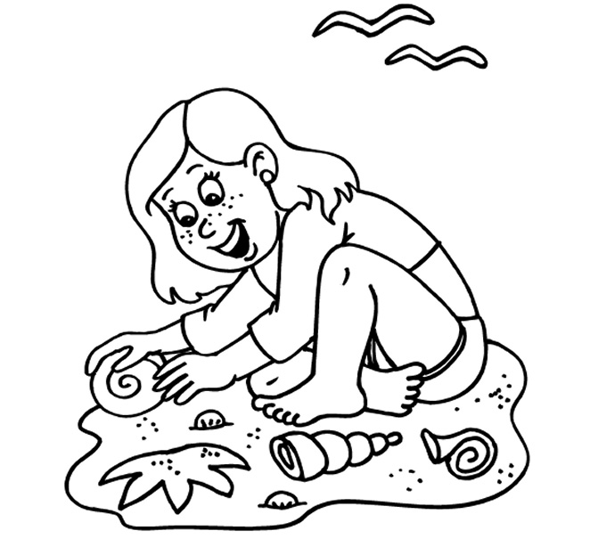 Coloring page: Summer season (Nature and Seasons) #165292 - Free Printable Coloring Pages